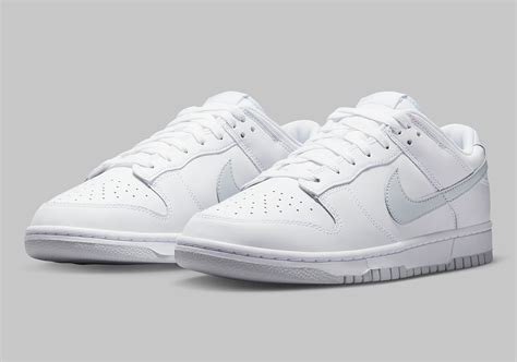 nike dunks white platinum|nike dunk low white bottom.